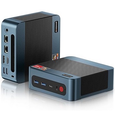 BOSGAME P3 Lite Mini PC with Windows 11 Pro, AMD Ryzen 7 6800H(up to 4.7 GHz) Mini Computers, 24GB DDR5 1TB PCIe 4.0 SSD Mini Desktop Computers, USB 4.0+DP+HDMI/USB3.2/Wi-Fi6E/BT5.2 Micro Desktop PC