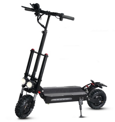 Q12 PLUS 5600W Dual Motor 11 Inch Folding Electric Scooter 60V 27AH Battery 65-80Km Range 150Kg Max Load