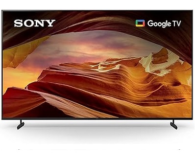 Sony 75 Inch 4K Ultra HD TV X77L Series: LED Smart Google TV KD75X77L- 2023 Model, Black