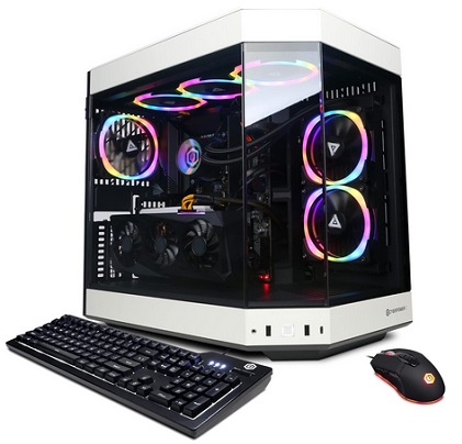 CyberPowerPC Gamer Xtreme VR Gaming PC, Intel Core i9-13900KF 3.0GHz, GeForce RTX 4070 12GB, 16GB DDR5, 1TB NVMe SSD, Wi-Fi Ready & Windows 11 Home (GXiVR8080A36),Black