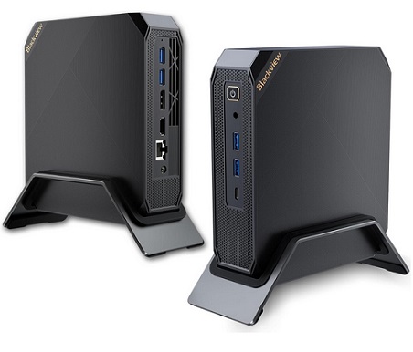 Blackview MP200 Mini Gaming PC Intel i5-11400H(4.50GHz) Mini PC Windows 11 Pro, 16GB DDR4 512GB SSD, Mini Desktop Computer 4K-Triple-Screen, Gigabit Ethernet, WiFi6 BT5.2 USB3.0×4