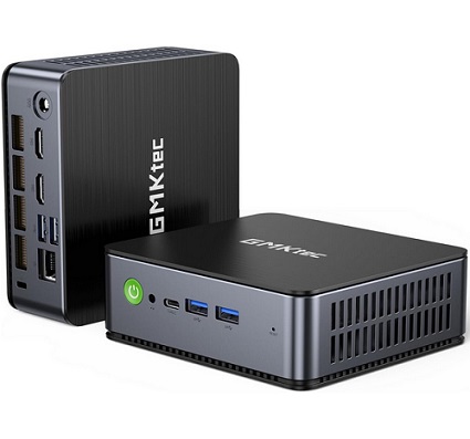 GMKtec Nucbox K4 Mini Gaming PC AMD Ryzen 9 7940HS 2TB PCIe4.0 SSD 32GB DDR5 5600 MHz RAM, Desktop Mini Computers Windows 11 pro, Radeon 780M Graphics, 2.5Gbps LAN, HDMI 2.1, 8K USB 4.0