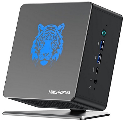 MINISFORUM EliteMini UM780 XTX Mini PC AMD Ryzen 7 7840HS DDR5 32GB 512GB SSD Personal Computer, 2xUSB4(PD|8K@60Hz)/HDMI/DP Four Video Outputs, 2X 2.5G RJ45, 1x OCulink Port, AMD Radeon 780M Graphics