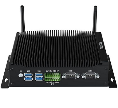 HYSTOU H6 Fanless Mini PC I7 10810U, 16GB Ram DDR4 256 GB SSD 1TB HDD 6 Cores 12 Thread Mini Desktop PC Windows 11 Pro, 4K Triple Display, WIFI5/BT4.2, 14Pin GPIO, Ubuntu Linux Mini PC, Dual Nic PC