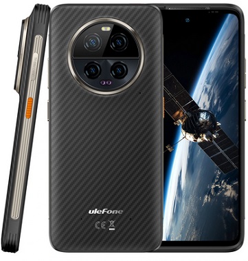 Ulefone Armor 23 Ultra 5G Satellite Message 64MP Night Vision 24GB 512GB 120W Fast Charging 50W Wireless Charging Dimensity 8020 NFC 6.78 inch 120Hz IP68 IP69K Waterproof Rugged Smartphone - Black