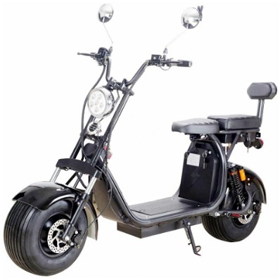 Mototec KnockoutK2 60V 18AH*2 Double Batteries 2000W Electric Scooter 50-95KM Mileage Range 200KG Max Load E-Scooter