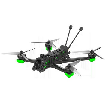 Geprc Mark5 DC HD 225mm F7 6S 5 Inch Deadcat Freestyle FPV Racing Drone with 50A BL_32 ESC DJI O3 Air Unit Digital System - Green 6S ELRS 2.4GHz