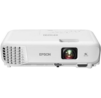 Epson VS260 3-Chip 3LCD XGA Projector, 3,300 Lumens Color Brightness, 3,300 Lumens White Brightness, HDMI, Built-in Speaker, 15,000:1 Contrast Ratio