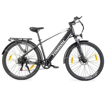 Touroll J1 27.5 inch Trekking Bike with 250W Motor, 36V 15.6Ah Battery, Max 100km Range, 1.8\