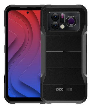 DOOGEE V20 Pro 5G Global Version Thermal Imaging Camera 20GB RAM 256GB ROM Dimensity 700 6.43 inch 2K AMOLED Display 64MP Triple Camera NFC IP68 IP69K Waterproof Rugged Smartphone - Black