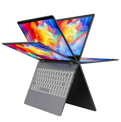 N-one Nbook Plus Laptop, 14.1-inch 1920*1080 10-point Touch Screen, Intel Alder Lake-N N100 4 Cores Up to 3.4GHz, 16GB RAM 512GB SSD, Dual-Band WiFi Bluetooth 5.0, 1*USB 3.2 1*Full Function Type-C 1*TF Card Slot, 360° Flipping, 6000mAh Battery