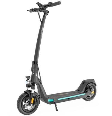 JOYOR C10 Electric Scooter, 10 Inch Tire, 500W Motor, 48V 10.4Ah Battery, 45km/h Max Speed, 30-50km Max Range, 120kg Max Load, Dual Disc Brake - Black