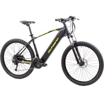 F.lli Schiano E-Jupiter 27.5 inch 250W Motor Electric Bike Mountain Bike for adults, road bicycle men women ladies, bikes for adult, e-bike with accessories, 36V 14Ah Battery, suspension E-bike