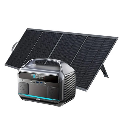 DaranEner NEO300 Portable Power Station + DaranEner SP300 300W Foldable Solar Panel, 300W 268.8Wh LiFePO4 Battery, USB-C PD60W