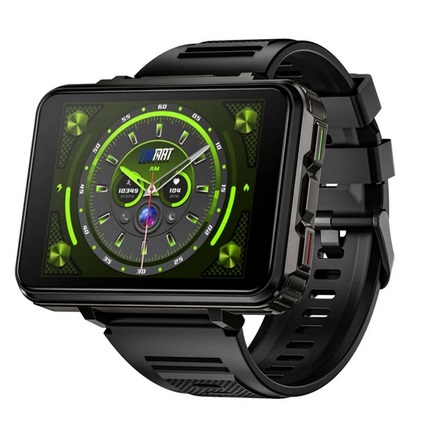 LOKMAT APPLLP 5 MAX Smartwatch, 2.4-inch HD Screen, Android 10.7, 1500mAh Battery, 4G Calling, Dual Cameras, 6GB+128GB, Heart Rate Blood Oxygen Monitoring