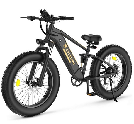 CYCROWN Ultra Electric Bike for Adults 110KM, 26\