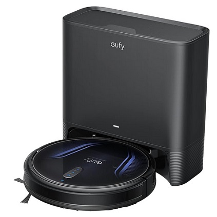 eufy G40+, Robot Vacuum, Self-Emptying Robot Vacuum, 2,500Pa Suction Power, WiFi Connected, Planned Pathfinding, Ultra-Slim Design, Perfect for Daily Cleaning