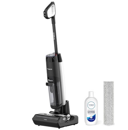Tineco FLOOR ONE S7 FlashDry Smart Cordless Wet Dry Vacuum Cleaner, Long Runtime, Great for Sticky Messes, Self-cleaning, 158℉Hot Air FlashDrying, Dual-sided Edge Cleaning, Extended Battery Lifespan