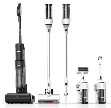 Tineco Floor ONE Switch S7 Wet Dry Vacuum Cleaner, Smart Floor Washer Multi-Function, Self-Cleaning, Extended Battery Lifespan 65Min Runtime, ZeroTangle Brush Dual-Edge Cleaning, Whole-House Cleaning