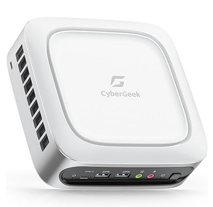 CyberGeek T1 mini Computers 11th Gen Core i9-11900H(8C/16T, Up to 4.9GHz), Mini PC 16GB RAM 1TB PCIe SSD, Small Desktop with DP/HD/Type-C, 6 USB Ports, Dual LAN, Wi-Fi 6, BT5.2 for Home Office Gaming PC