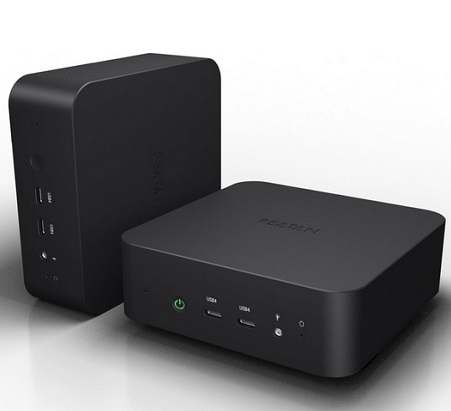 Reatan Alloy9 Mini Gaming PC AMD Ryzen 9 7940HS 1TB SSD 32GB DDR5 5600 MHz RAM,Alloy 9 Desktop Mini Computers Windows 11 pro,Radeon 780M Graphics,2.5Gbps LAN, HDMI 2.1, 8K USB 4.0 Wi-Fi 6E/BT5.3