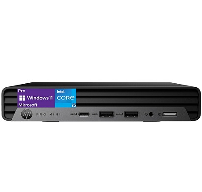 HP Pro Mini 400 G9 Business Desktop Intel 14 Core i5-13600T, (Beats Intel i7-12700T), 32GB RAM, 1TB NVMe, WiFi 6 + BT, RJ-45, 2X DP Port, HDMI, Wired Keyboard & Mouse, Win 11 Pro