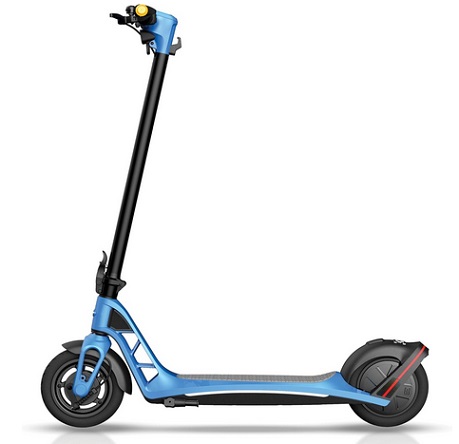 Bugatti - Electric Scooter - with LED Lights, Rear Brakes and Suspension, Turn Signal Support on Front & Back