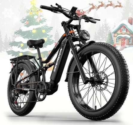Seemoon SM9 Electric Bike,52V 19Ah Peak 1500W / 1000W Motor 26\