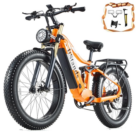Burchda RX30 Electric Bike for Adult 1000W 48V 30AH Removable Battery Ebike 26\