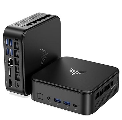 KAMRUI E3B Mini PC Windows 11 Pro, AMD Ryzen 7 PRO 5875U, 16GB DDR4 512GB M.2 SSD Mini Computer, Mini Gaming PC with USB Type-C, Desktop Computer Supports Triple 4K Display, WiFi 6, BT 5.2