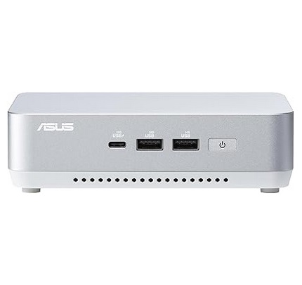 ASUS NUC 14 Pro+ Full System Mini PC with Intel 14th Gen Core Ultra 7 155H, 32GB DDR5 RAM, 1TB PCIe G4x4 NVMe SSD, Thunderbolt 4, Win 11 Home, Silver Aluminum Chassis, VESA Mount Included