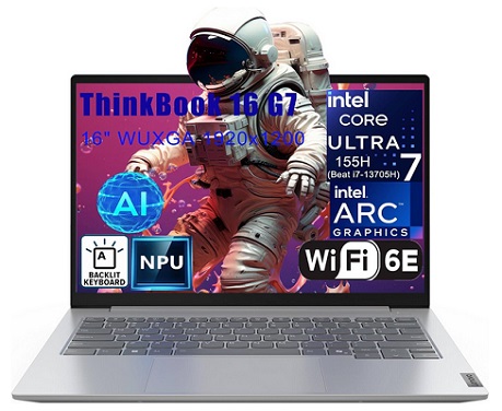 Lenovo Thinkbook 16 Ultra 7 155H Premium Laptop Computer Intel 16-Core 16\