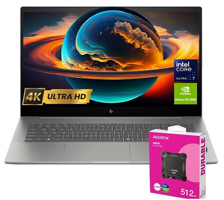 HP Envy Ultra 7 RTX 3050 Portable Laptop, 17.3\