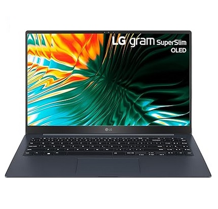 LG gram Superslim 15.6-inch Ultra Thin and Lightweight Laptop 15Z90ST-G.ADB9U1, Intel Evo Edition - AI-enabled Intel Core Ultra 7, 32GB RAM, 2TB SSD, Black