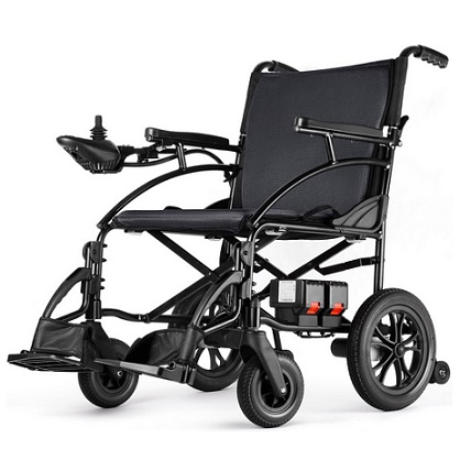 Zurcheel SLF30 Electric Wheelchairs for Adults, Foldable Durable Motorized Wheelchair with 19 Inch Seat and Supports Up to 300 lbs Airline Approved(40 Lbs, Grey)