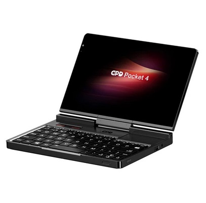 GPD Pocket 4 Handheld Laptop, 8.8\'\' 2560*1600 Touchscreen, 144Hz Refresh Rate, AMD Ryzen AI 9 HX 370 12 Cores Max 5.1GHz, 32GB RAM 2TB SSD, WiFi6E Bluetooth5.3, 1*USB4, 1*HDMI, 1*Full-Featured USB-C, 1*USB3.2, 1*USB2.0, 1*microSD, 1*RJ45