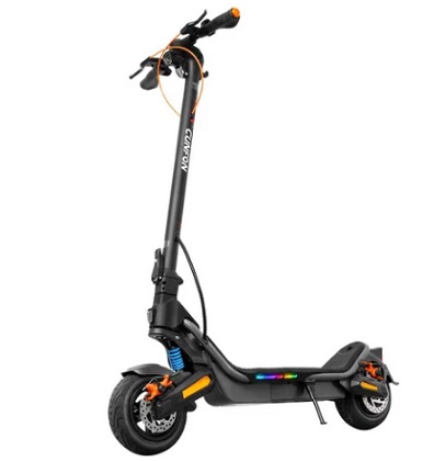 CUNFON RS500 Electric Scooter, 500W Motor, 36V 13Ah Battery, 56km Range, 40km/h Max Speed, 9.5-Inch Tires, 15° Climbing Angle, Front & Rear Disc Brakes, 100kg Load