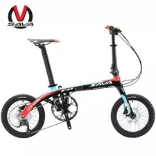 Sava Z2 Folding Bike 16\'\' Carbon Fiber Frame Mini City Compact Foldable Bicycle