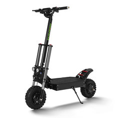 LANGFEITE T8 1200Wx2 Dual Motor 26Ah 11inch Folding Electric Scooter Top Speed 70 km/h Max. Load 150kg Double Brake System EU Plug