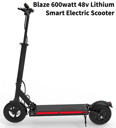 Blaze 600watt 48v Lithium Smart Electric Scooter Seat Kit Available, 30mph