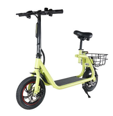 Windgoo B9 Electric Scooter For riders who need seats and baskets 12 inch wheel