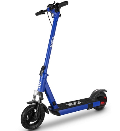 Sparco MAX S2 Electric Scooter BLUE Range:30km Max Speed:25km/h Charging time:4h