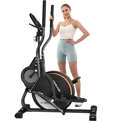 YOSUDA Pro Cardio Climber Stepping Elliptical Machine, 3 in 1 Elliptical, Total Body Fitness Cross Trainer with Hyper-Quiet Magnetic Drive System, 16 Resistance Levels, LCD Monitor & iPad Mount