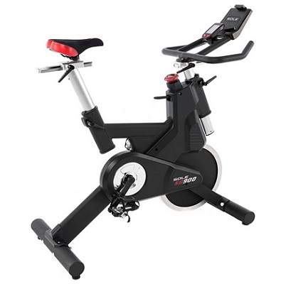 SOLE Fitness SB900 Light Upright Indoor Stationary Bike, Home and Gym Exercise Equipment