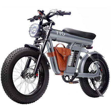 YYG GYL111 Electric Bike 1200W Motor 45Km/h Max Speed 48V 20Ah Battery 65KM Max Range 20*4.0\'\' Spoke Wheel Front & Rear Hydraulic Brakes