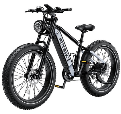 Heybike Brawn Electric Bike for Adults 48V 18Ah Removable Battery Ebike with 750W Motor, 28MPH Max Speed, Hydraulic Front Fork 26\