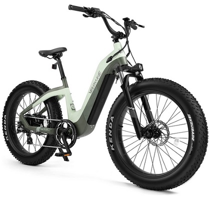 VELOWAVE Electric Bike for Adults 750W Bafang Motor,48V 20AH LG Cells Battery,Torque Sensor Ebike with 26\