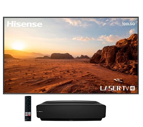 Hisense 100L5G Laser TV Ultra Short Throw Projector with 100\