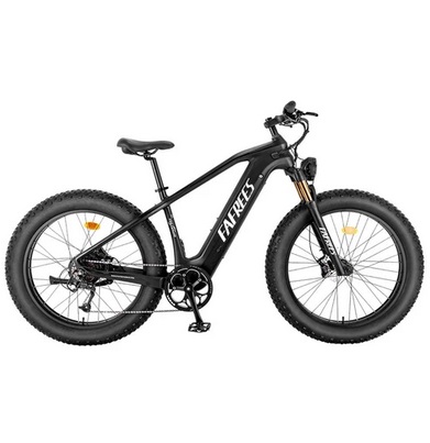 FAFREES F26 Carbon M E-bike 26*4.8 inch Air Tire 1000W Rear Drive 25km/h Max Speed 48V 22.5Ah Battery 120-140km Assist Range