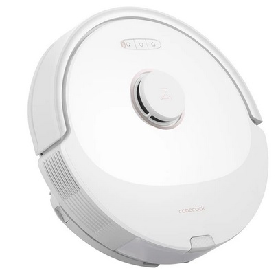 Roborock Q8 Max Robot Vacuum Cleaner 2 In 1 Vacuuming and Mopping 5500Pa Suction DuoRoller Brush Reactive Tech Obstacle Avoidance LDS Navigation 5200mAh Battery 240min Runtime 3D Map APP Control - White